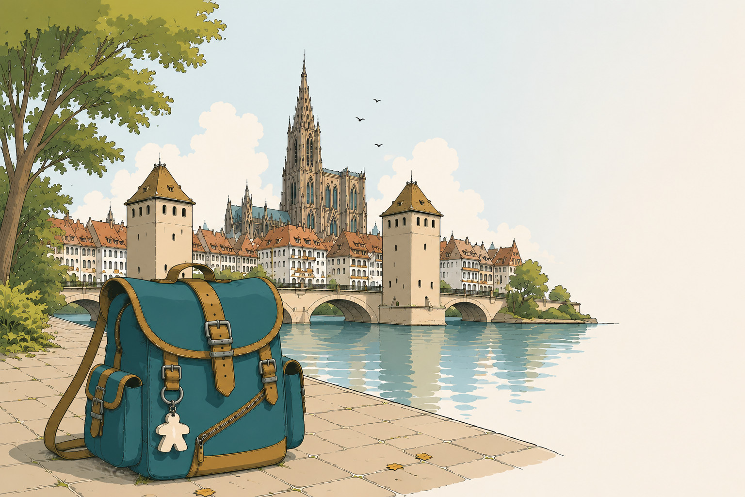 Le Nomade des jeux &ndash; Illustration de couverture JUXT
